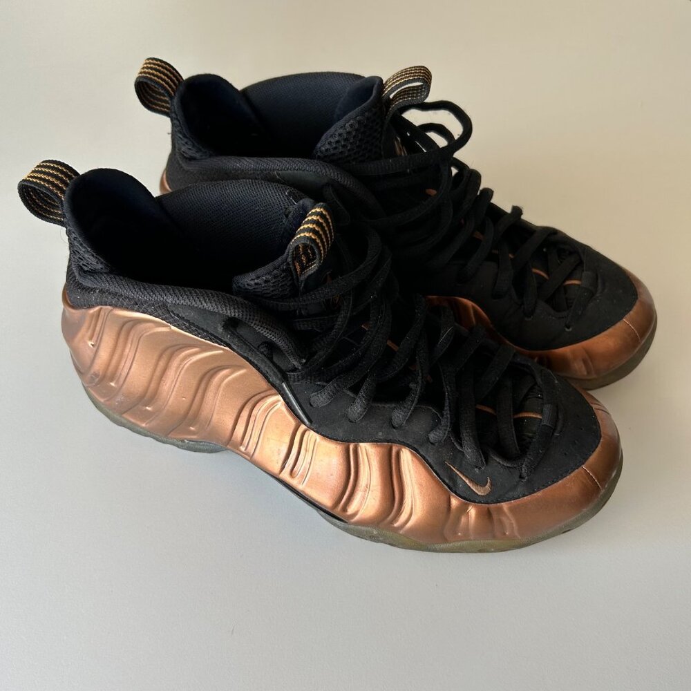 SOLD- Nike Air Foamposite One Copper Sneakers Black/Bronze Mens Size  10.5